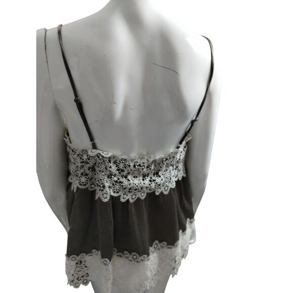 Zara Womens Size Small Lace Flowy Hippie Summer Beachy Feminine Dainty Cami Top - Picture 2 of 9